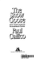 The Snow Goose/The Small Miracle cover