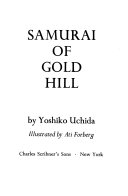 Samurai of Gold Hill cover