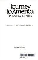 Journey to America cover