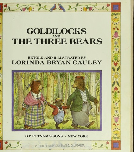 Goldilocks and the Three Bears cover