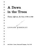 A Dawn in the Trees cover