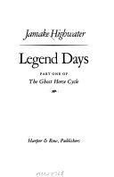 Legend Days cover