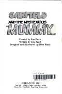 Garfield and the Mysterious Mummy cover