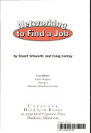 Networking to Find a Job cover