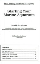 Starting Your Marine Aquarium cover