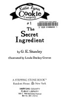 The Secret Ingredient cover