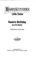 Karen's Birthday cover