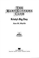 Kristy's Big Day cover