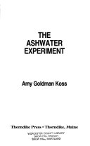 The Ashwater Experiment cover