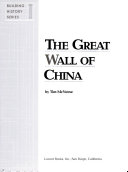 The Great Wall of China cover