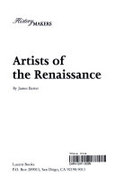 Artists of the Renaissance cover