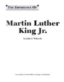 The Importance of Martin Luther King Jr. cover