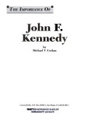 The Importance of John F. Kennedy cover