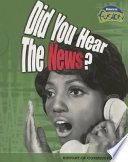 Did You Hear the News? History of Communication cover