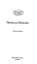 Nicholas Nickleby (Abridged) cover