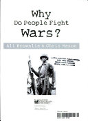 Why Do People Fight Wars? cover