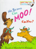 Mr. Brown Can Moo! Can You? cover