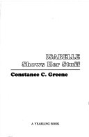 Isabelle Shows Her Stuff cover