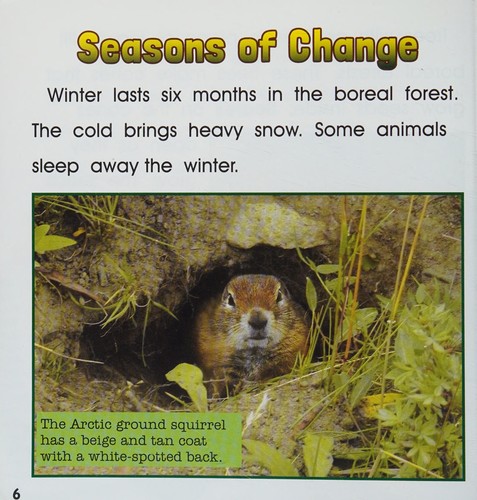 Boreal Forests (Biomes) cover