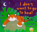 I Don't Want to Go to Bed! cover