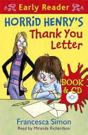 Horrid Henry's Thank You Letter (Early Reader) cover