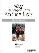 Why Do People Harm Animals? cover
