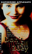 Don't Tell Zoey cover