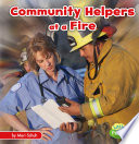 Community Helpers at a Fire cover