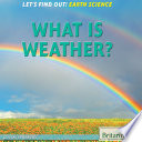What Is Weather? cover