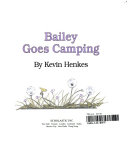 Bailey Goes Camping cover