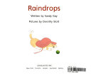 Raindrops cover