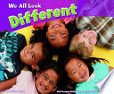 We All Look Different cover