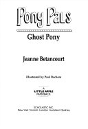 The Ghost Pony cover