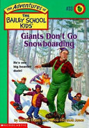 Giants Don't Go Snowboarding cover