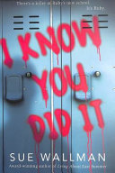 I Know You Did It cover