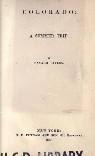 Summer Trips cover