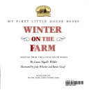 Winter on the Farm: Adapted from the Little House Books by Laura Ingalls Wilder cover