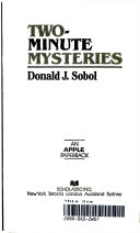 Two-Minute Mysteries cover
