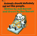Animals Should Definitely Not Act Like People cover