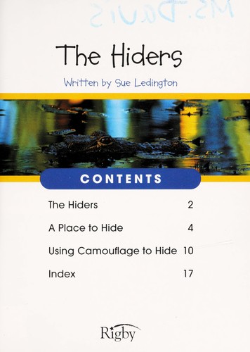 The Hiders cover