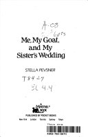Me, My Goat, and My Sister's Wedding cover