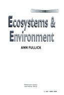 Ecosystems & Environment cover