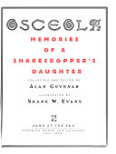 Osceola: Memories of a Sharecropper's Daughter cover