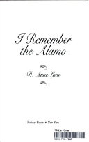 I Remember the Alamo cover