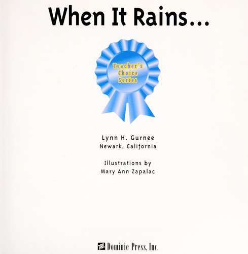 When It Rains... cover