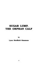 Sugar Lump, the Orphan Calf cover