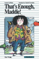 That's Enough, Maddie! cover