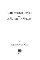 The Secret Wish of Nannerl Mozart cover