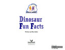 Dinosaur Fun Facts cover
