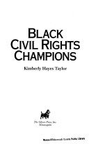 Black Civil Rights Champions cover